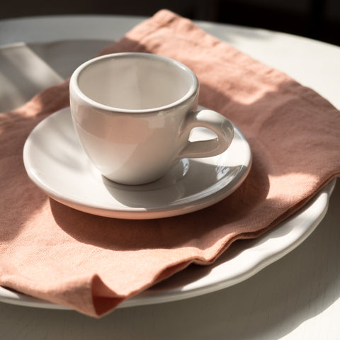 Bianco - Coffee cup and saucer