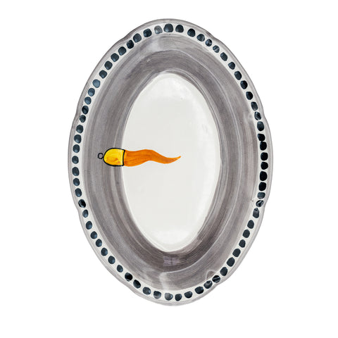 Tenore - Oval Serving Plate - Small